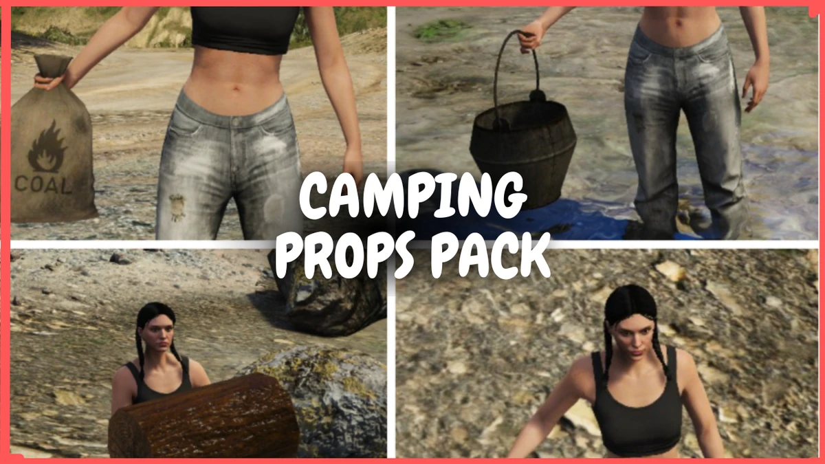 Camping Props Pack FiveM | Campfire & Survival Props | Open Source
